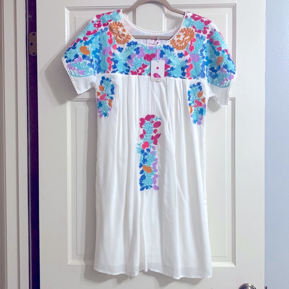 Buddy Love Pastel Embroidered Dress - Picture 4 of 4